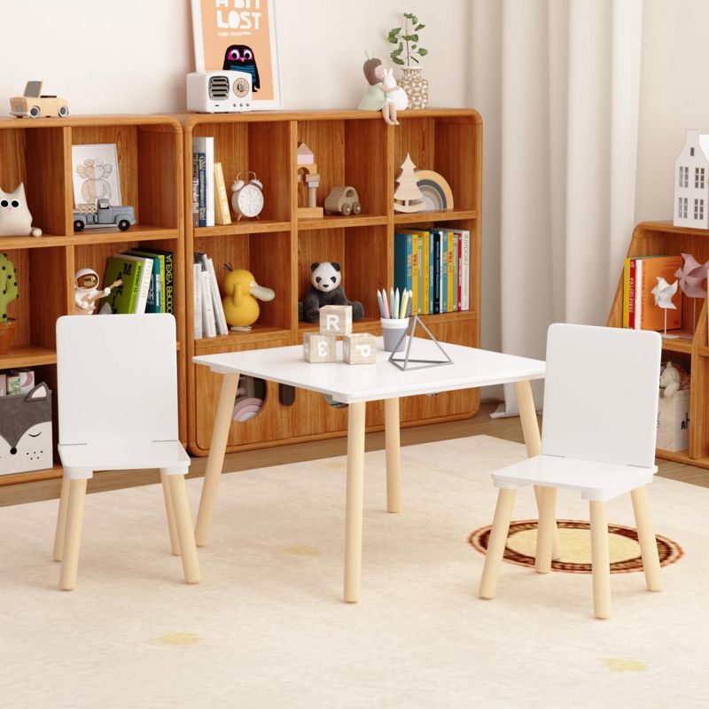 3 Tier Kids Book Shelf,Kids Book Rack, Helps Keep Bedrooms, Playrooms, and Classrooms Organized,White