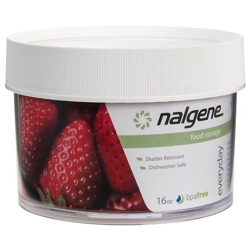 Nalgene Kitchen Storage Container - 16 oz. - Clear/White