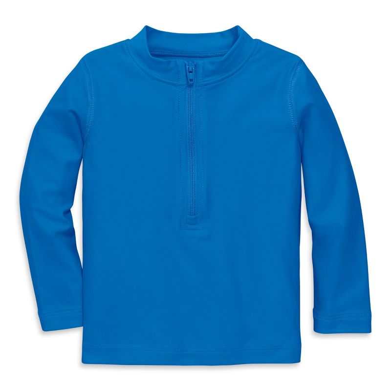 Primary Kids Baby Rash Guard in Blueberry Size 3-6 Months