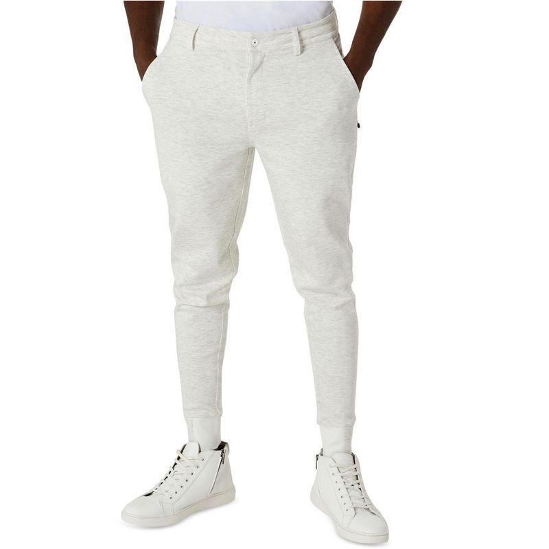 Kenneth Cole Mens Stretch Casual Jogger Pants, white, Medium