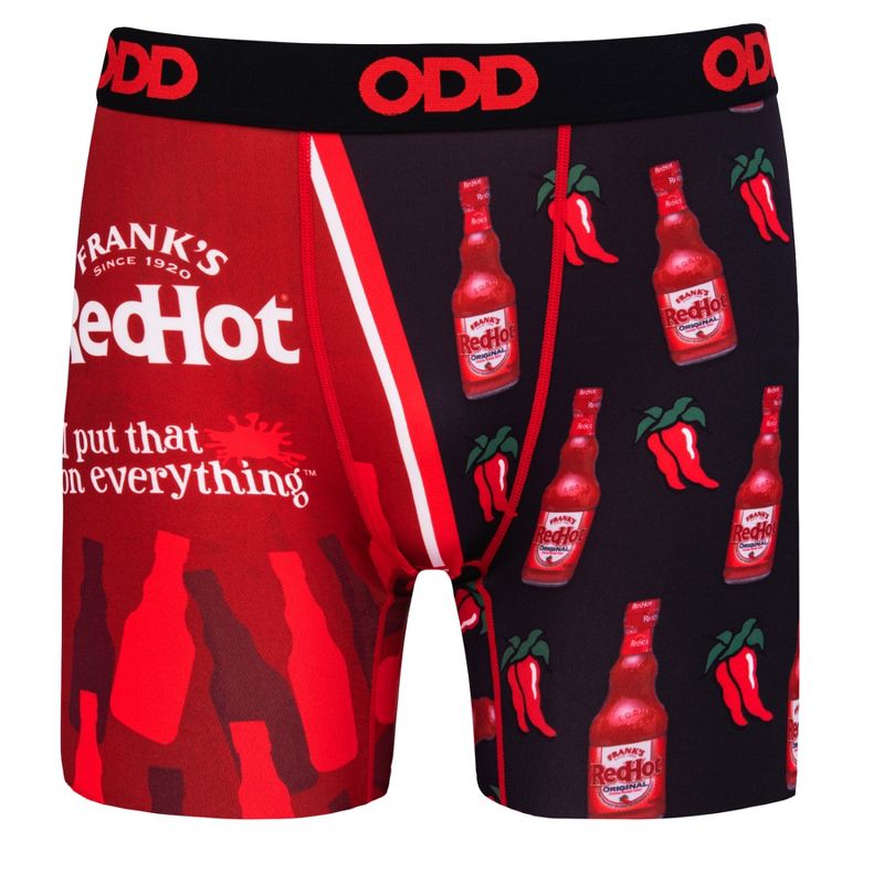 Odd Sox, Franks Red Hot Sauce, Novelty Boxer Briefs For Men, X-Large
