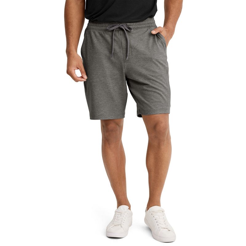 Jockey Men's EVERACTIVE 8.5" Knit Short XL Slate Heather
