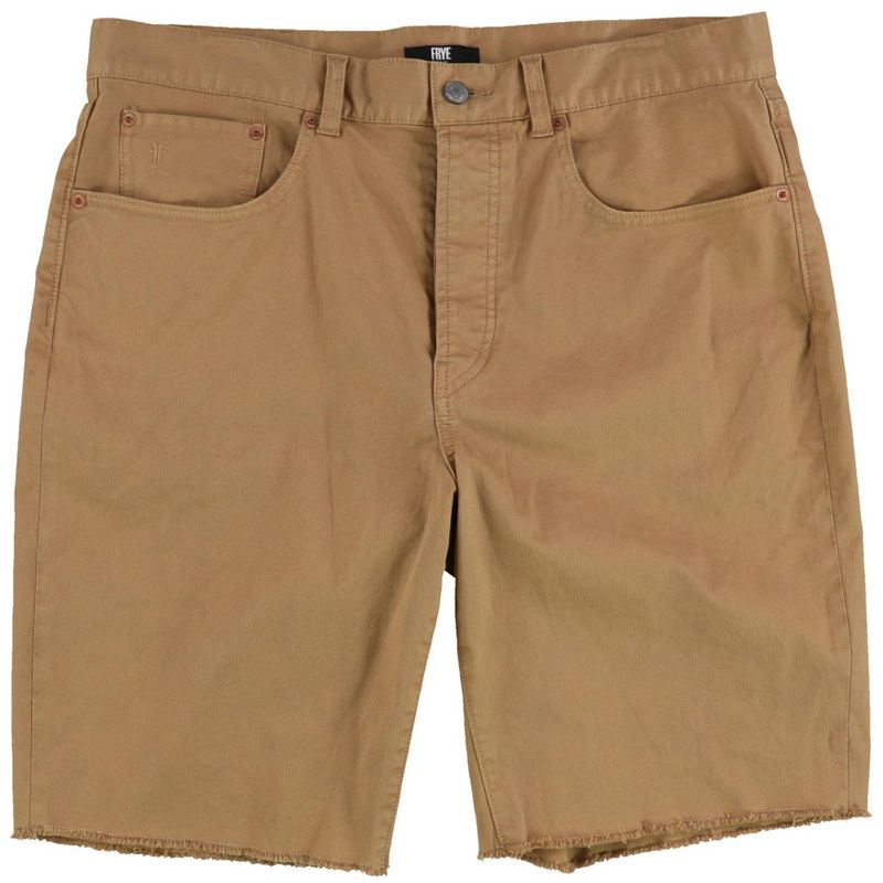 Frye Mens Solid Casual Walking Shorts, brown, 32