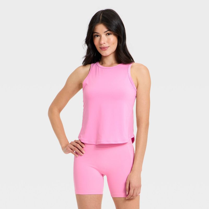 Women's Mesh Back Run Tank Top - All In Motion™ Vibrant Pink XS