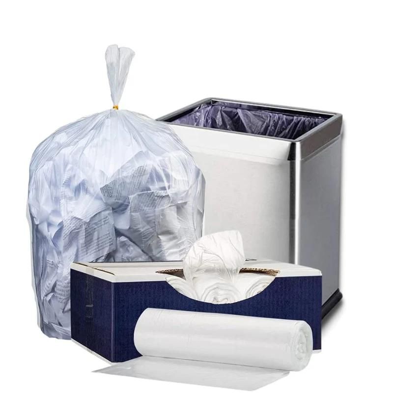 Plasticplace 12-16 Gallon Clear High Density Trash Bags, 8 Microns, 24" x 33" (1000 Count)