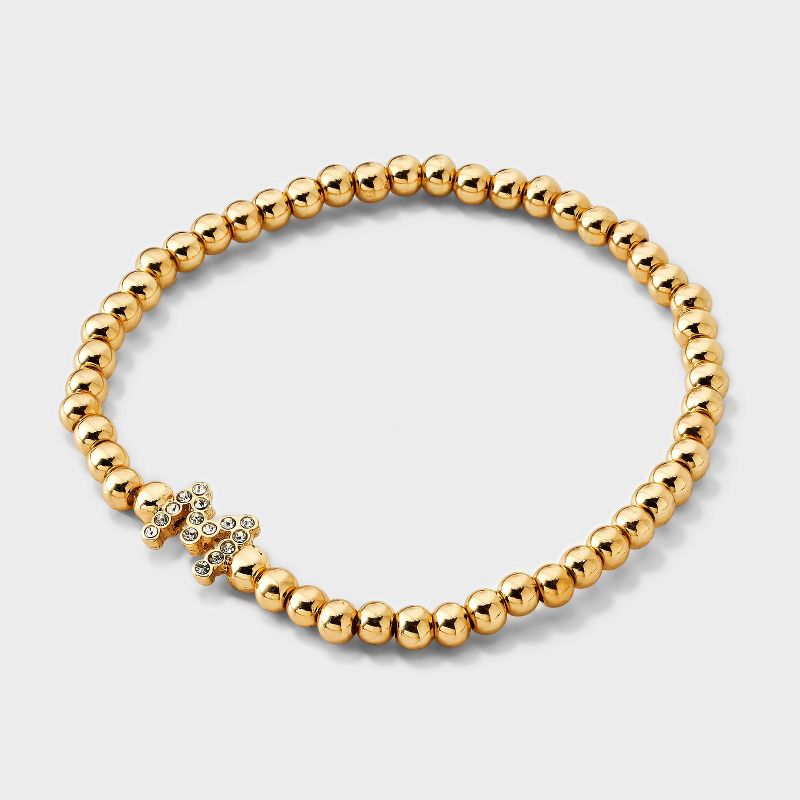 SUGARFIX By BaubleBar Spoken For Bracelet initial "M" - Gold