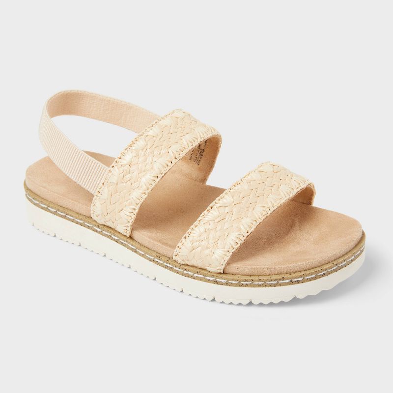 Kids' Kailan Footbed Sandals - Cat & Jack™ Tan 13