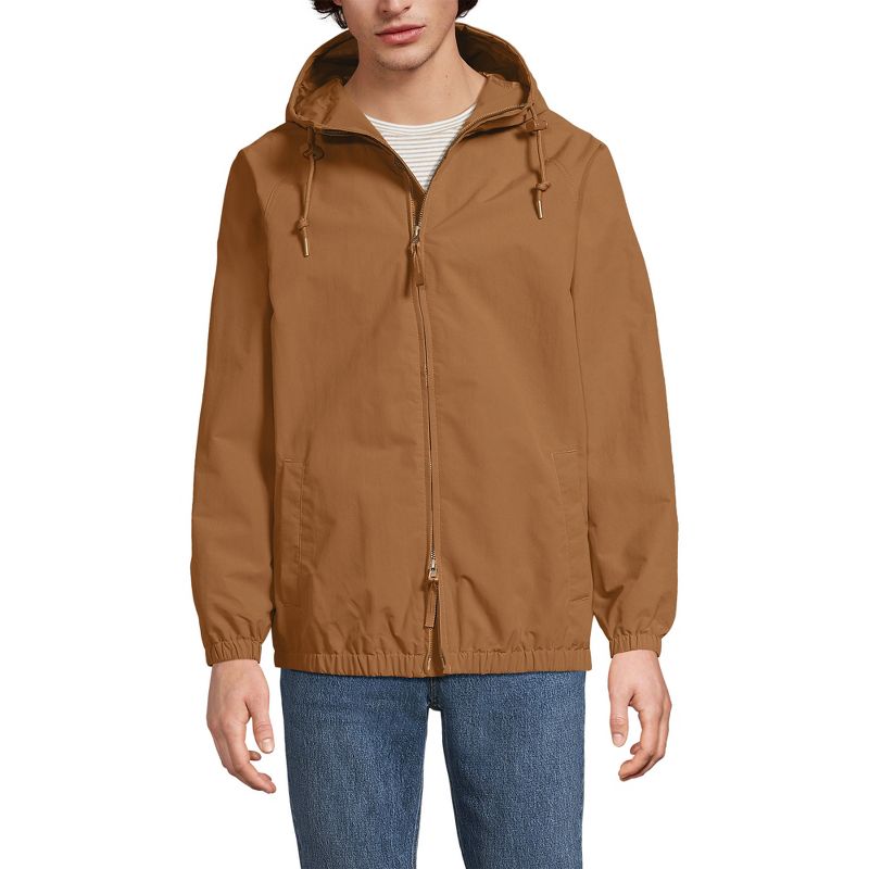 Lands' End Men's Squall Varsity Jacket - Small - Canyon Camel