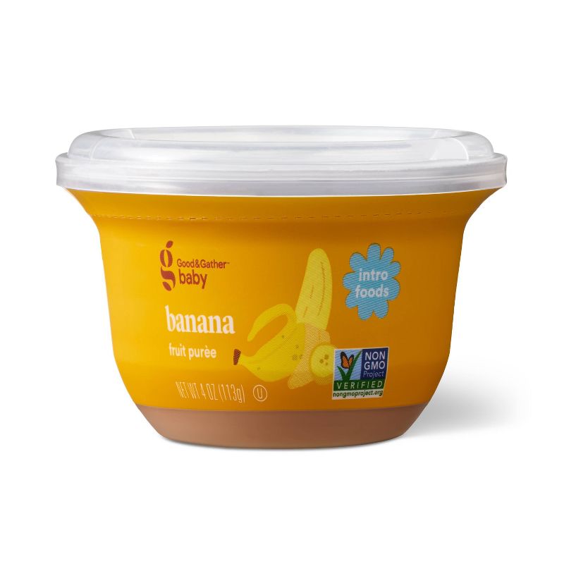 Baby Food Tub - Banana - 4oz - Good & Gather™