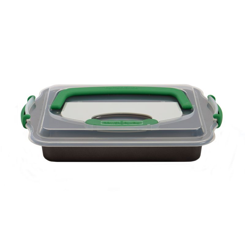 BergHOFF Perfect Slice 13 Inches Steel Covered Cake Pan with Tool
