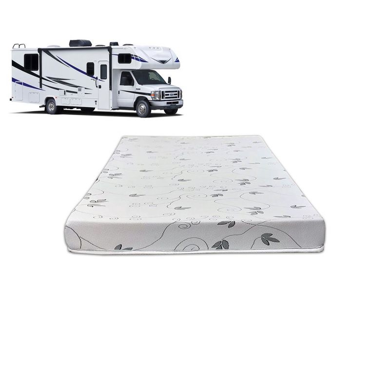 Continental Sleep, 4" High-Density Foam RV Mattress Replacement, Medium Firm, Good for Trailers, Camper Vans, 72x36
