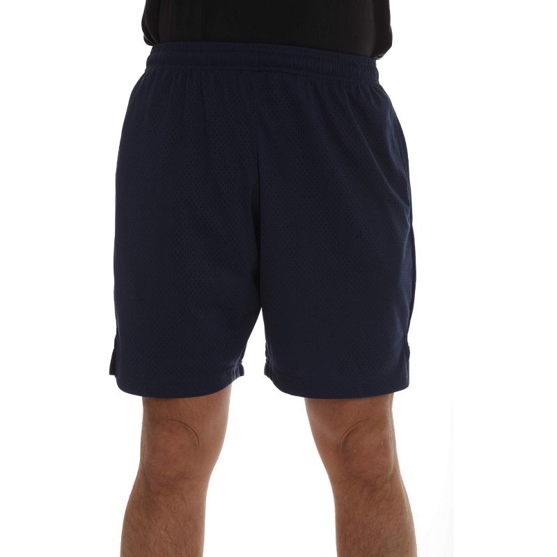 At The BuzzerMens Performance Basketball Shorts Lightweight Breathable Mesh Athletic Gym Shorts