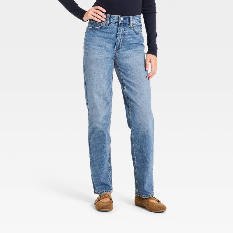 Women's Highest-Rise Vintage Straight Jeans - Universal Thread™ Vintage Medium Wash 14