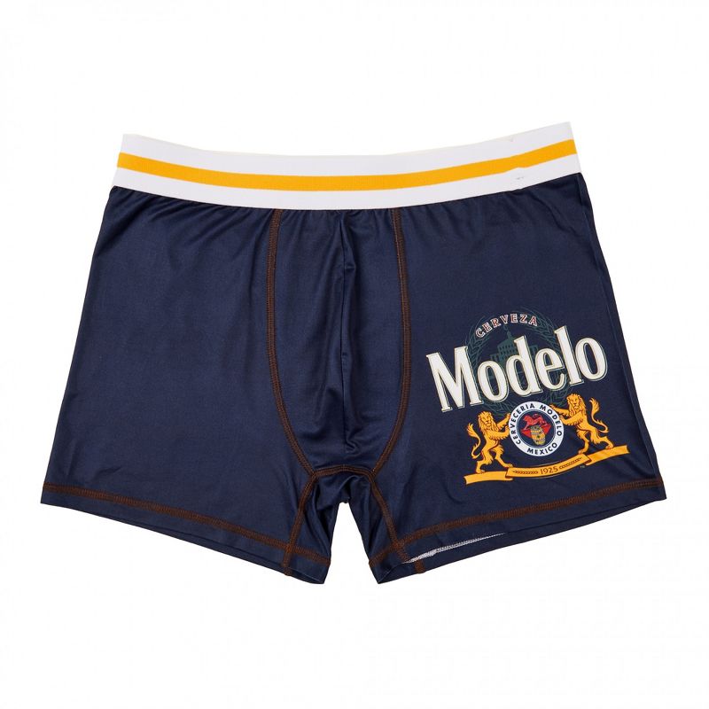 Mens Modelo Especial Logo Striped Band Underwear Boxer Briefs - Large (36-38)