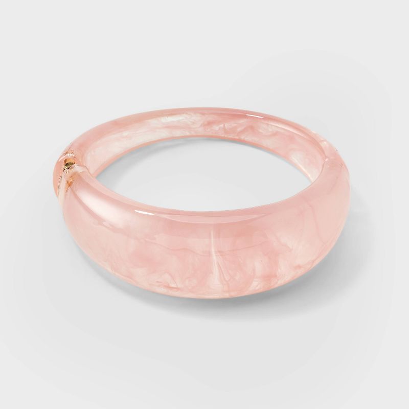 Acrylic Hinged Bangle - A New Day™ Pink
