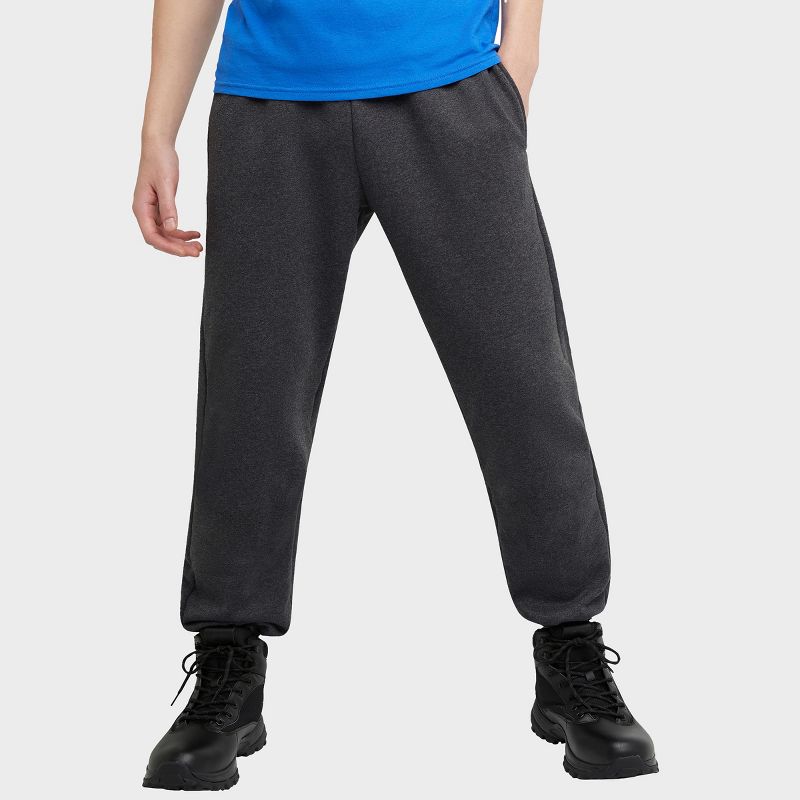 Hanes Sport Ultimate Men's Fleece Joggers, 32" Charcoal Heather M