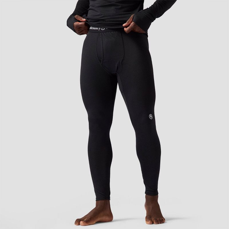 Backcountry, Pines Microgrid Ultra-Lt Baselayer Bottom - Men's, Black, L