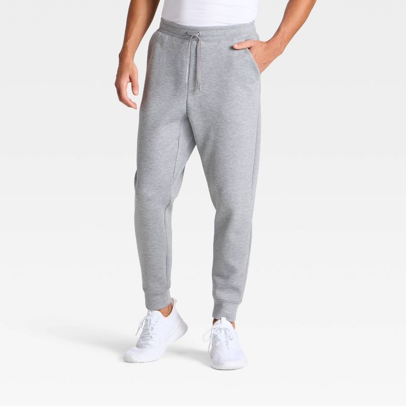 Men's Spacer Jogger Pants - All In Motion™ Heathered Gray XL