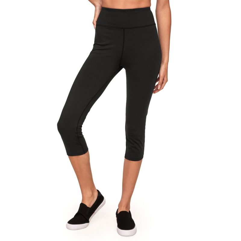 Adore Me Women's Cora Cozy Crop Legging Activewear S / Noir Black.
