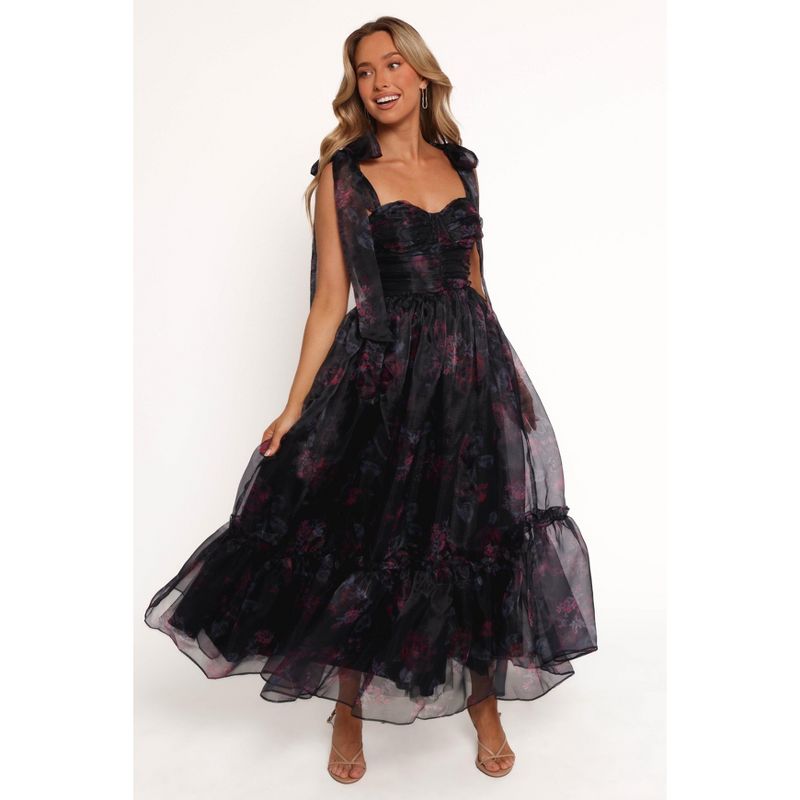Petal and Pup Floret Midi Dress - Dark Floral M