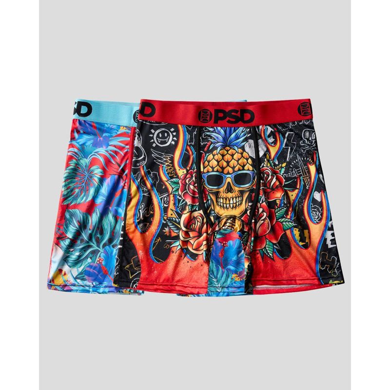 PSD Men's Tropical Pineapple Print Briefs - XL