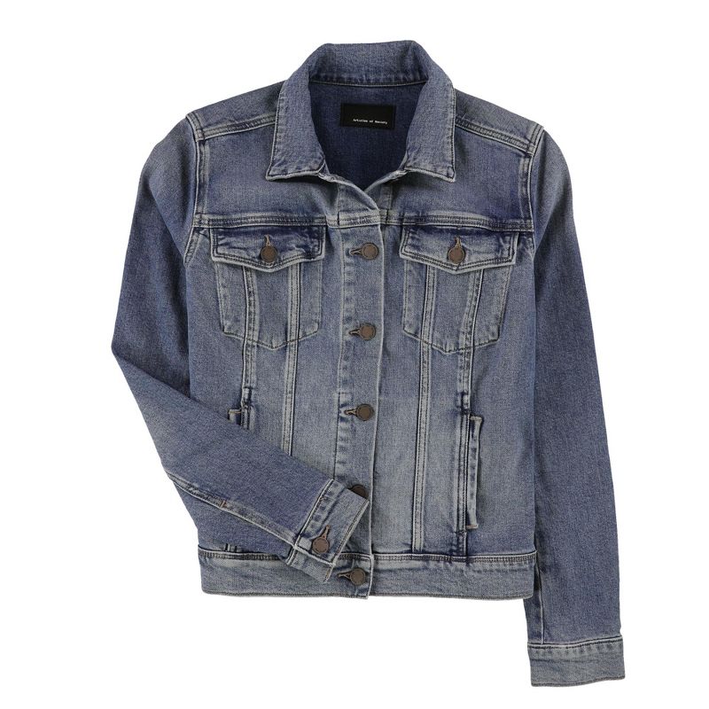 Articles of Society Womens Taylor Jean Jacket, racine, Small