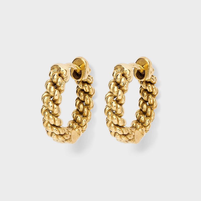 Hey Harper Waterproof Holly Huggie Earrings - Gold