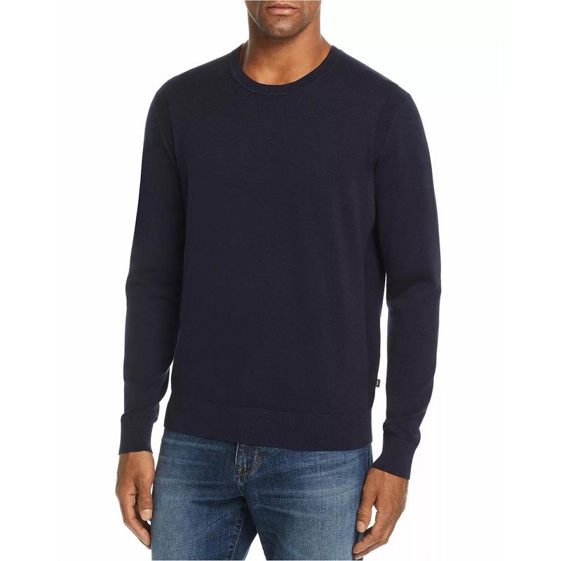 Michael Kors Mens Knit Pullover Sweater, darkblue, XX-Large