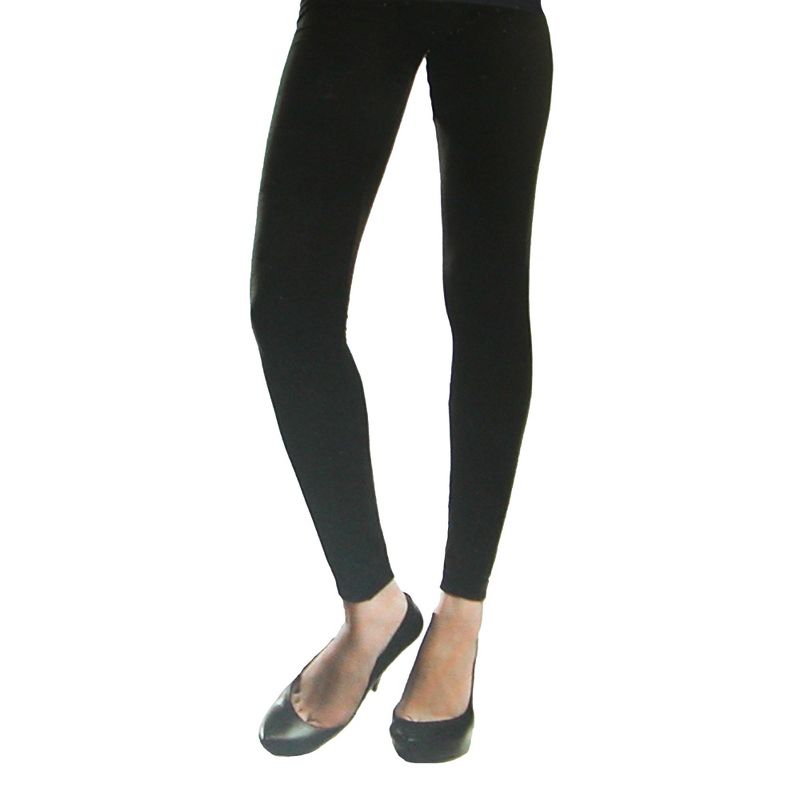 Gold Medal Women's Fleece Lined Leggings, Small/Medium, Black