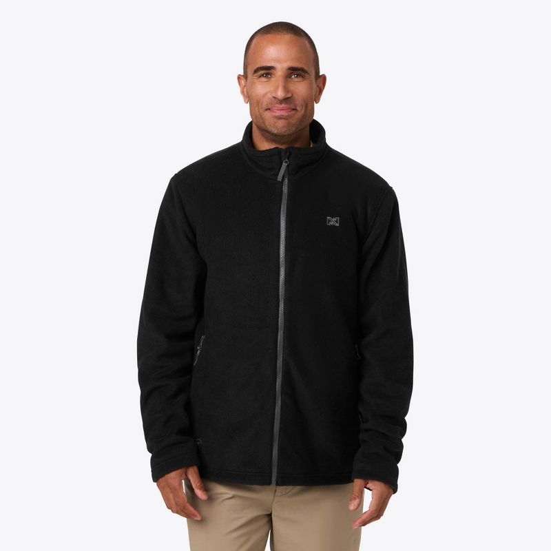 Mobile Warming Men's Trek 2.0 Heated Fleece Jacket Small Black
