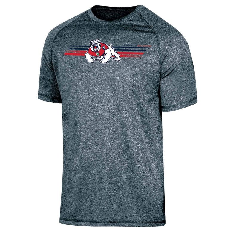NCAA Fresno State Bulldogs Men's Gray Poly T-Shirt - M
