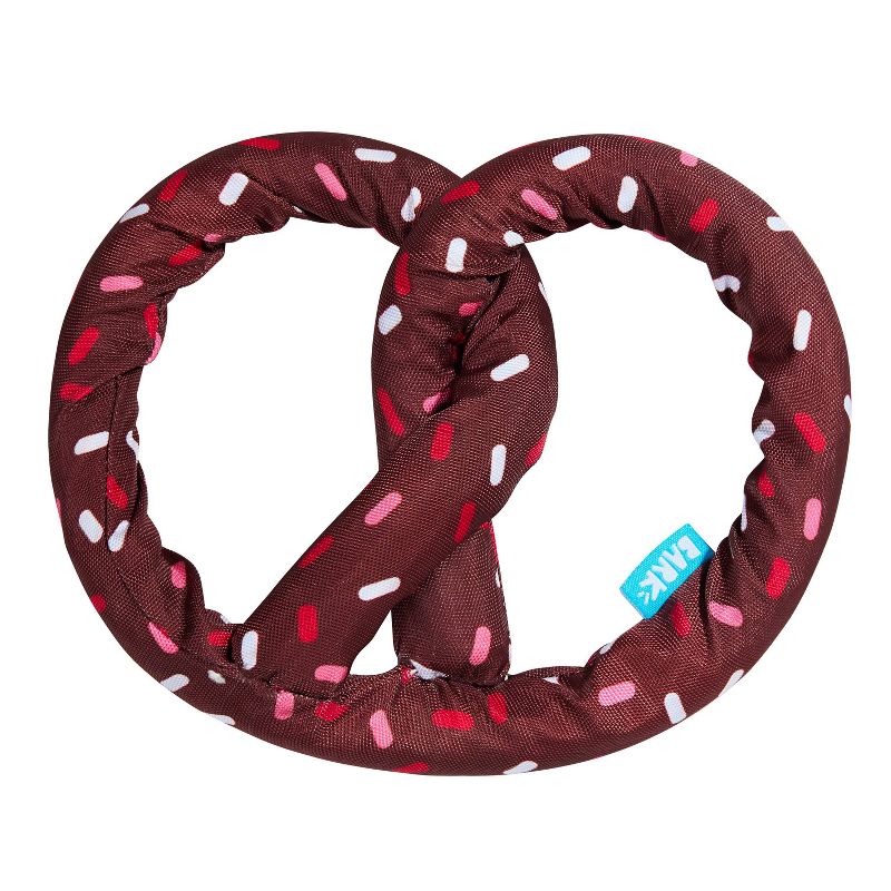 BARK Sweetie Pies Barkery Chocolick Pretzel Dog Toy