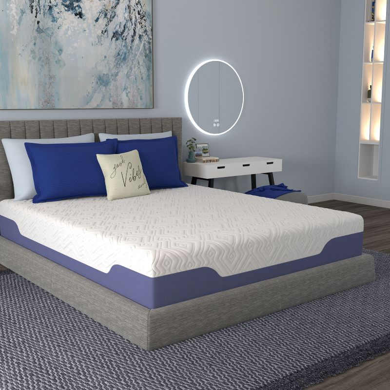 Vibe Supreme Cooling 12" Hybrid Memory Foam Mattress - King
