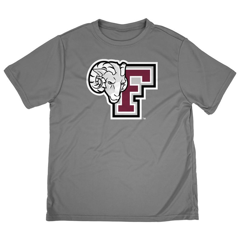 Boys' Fordham University Sport T-Shirt Primary Logo Charcoal Medium