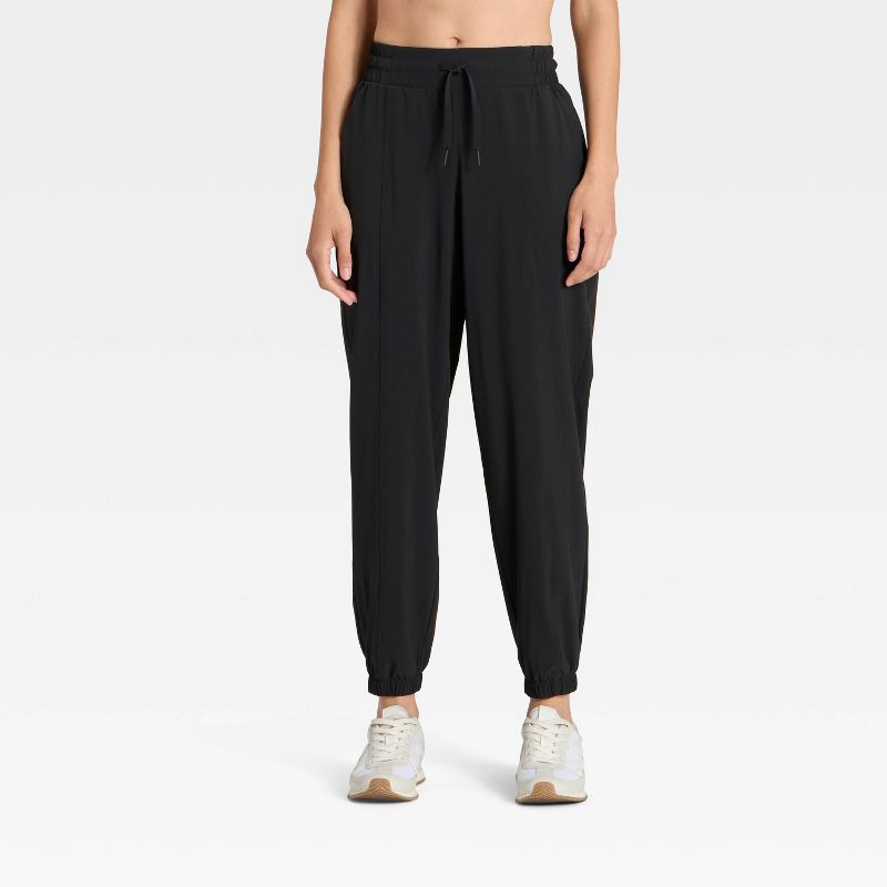 Women's Active Light Mid-Rise Joggers - All In Motion™ Black M