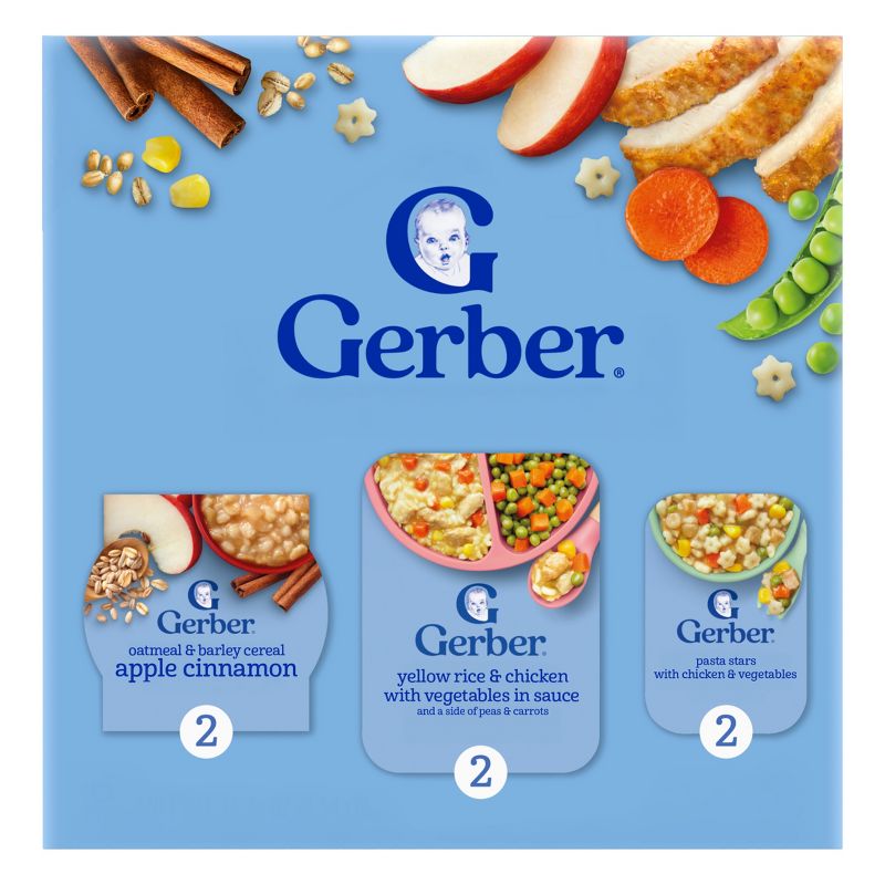 Gerber All Day Favorites Baby Food - 6ct/2.14lbs