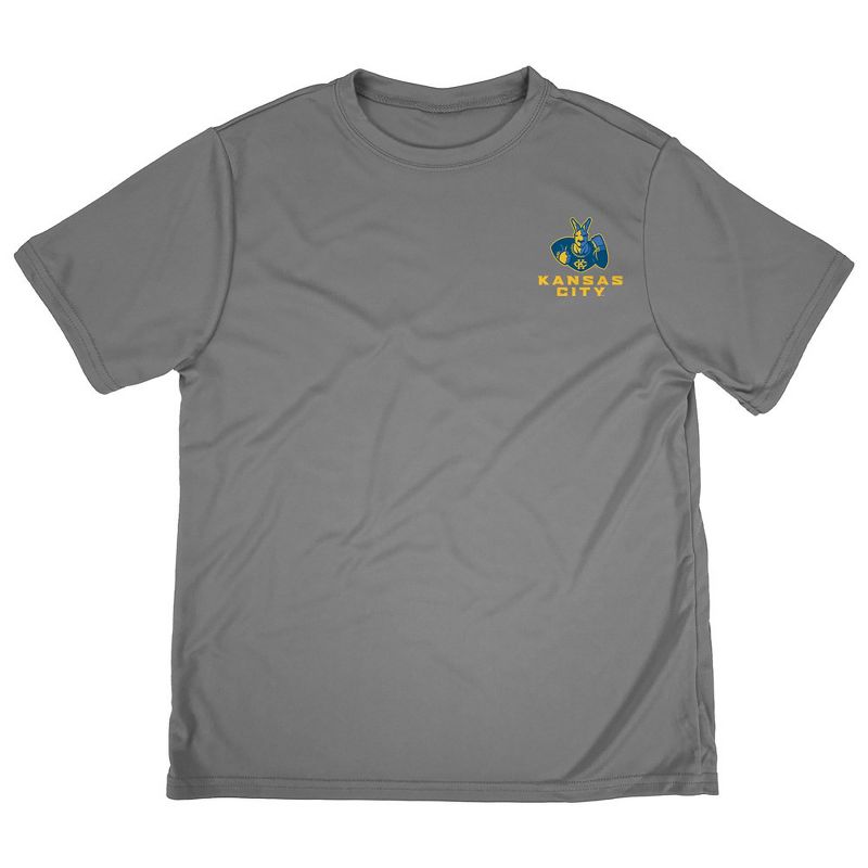 Boys' University of Missouri-Kansas City Sport T-Shirt Left Chest Logo Charcoal X Small