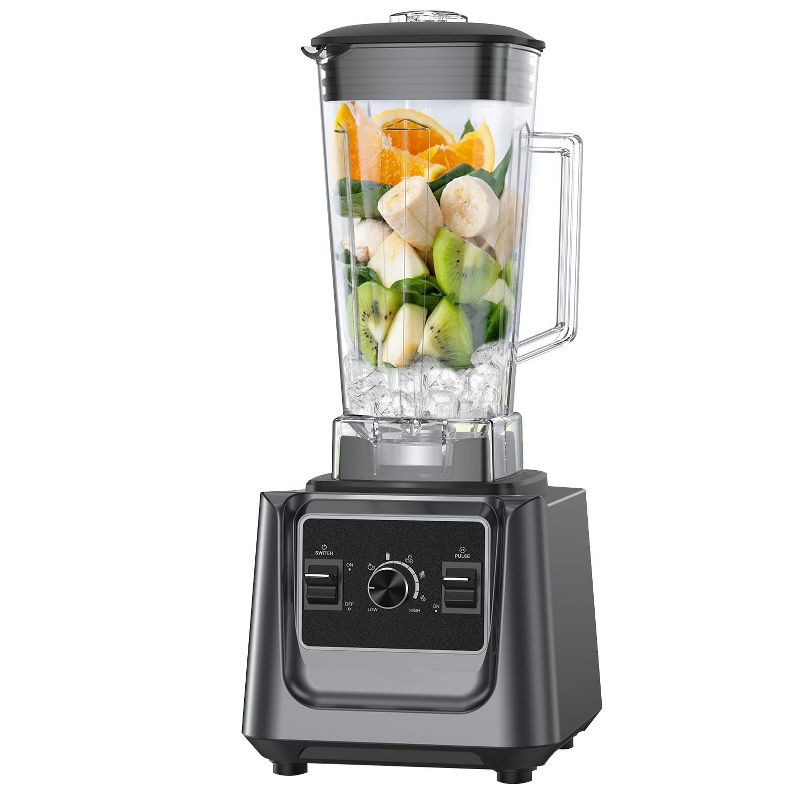 Itopfox 2000W High-Speed Blender with 68oz Pitcher & 27oz To-Go Cup for Smoothies, Ice, Frozen Fruit, BPA-Free, Dishwasher Safe