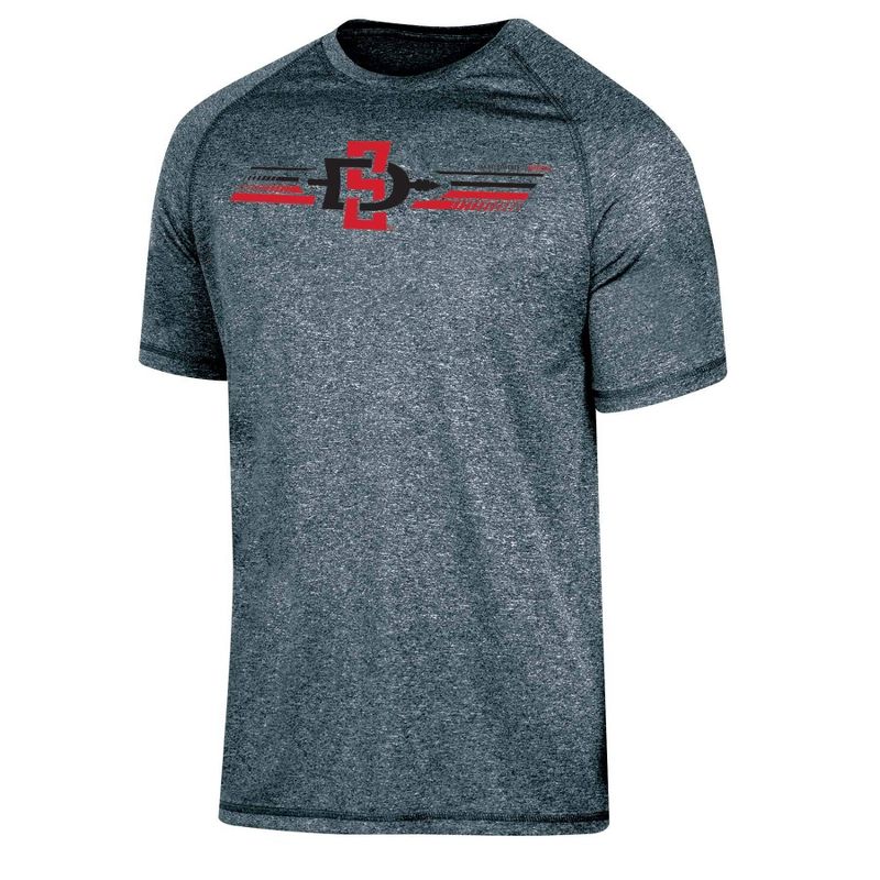 NCAA San Diego State Aztecs Men's Gray Poly T-Shirt - S