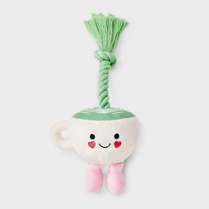 11.7" Matcha Plush Rope Dog Toy - Boots & Barkley™