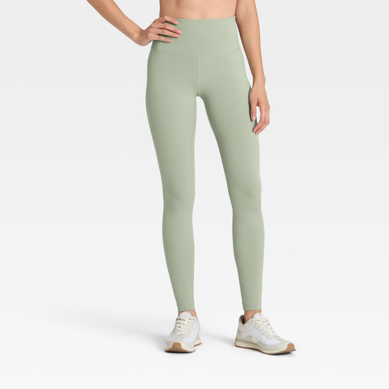 Women's Dynamic Flex High Rise Leggings - All In Motion™ Sage Green S