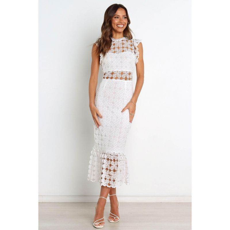 Petal and Pup Womens Lauren Dress - White 2