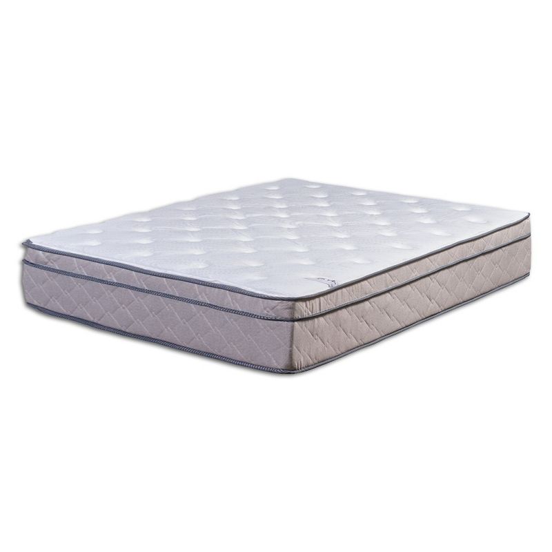 Continental Sleep, 12-Inch Ultra Plush Euro Top Single Sided Hybrid Mattress, Compatible with Adjustable Bed, Queen
