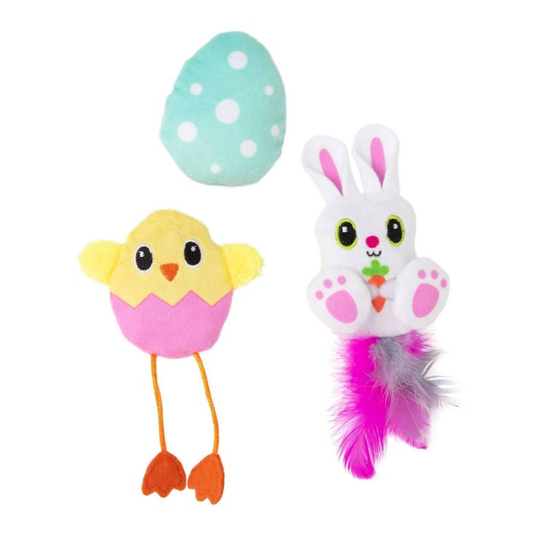 Quirky Kitty Runaway Egg Cat Plush Toy