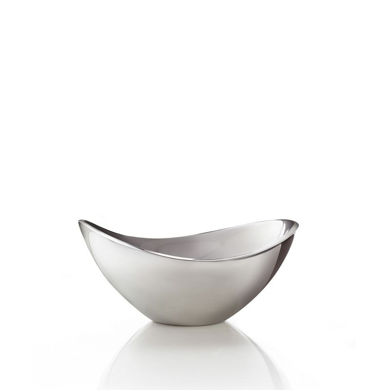 Nambe Butterfly Bowl – 6" Small Decorative Accent Dish, Elegant Sculptural with Upward Curved Sides, Mother’s Day Gift Display Bowl - Alloy & Crystal