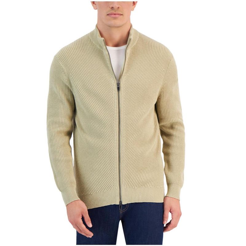 Alfani Mens Heavy Rib Knit Sweater, medbeige, XX-Large