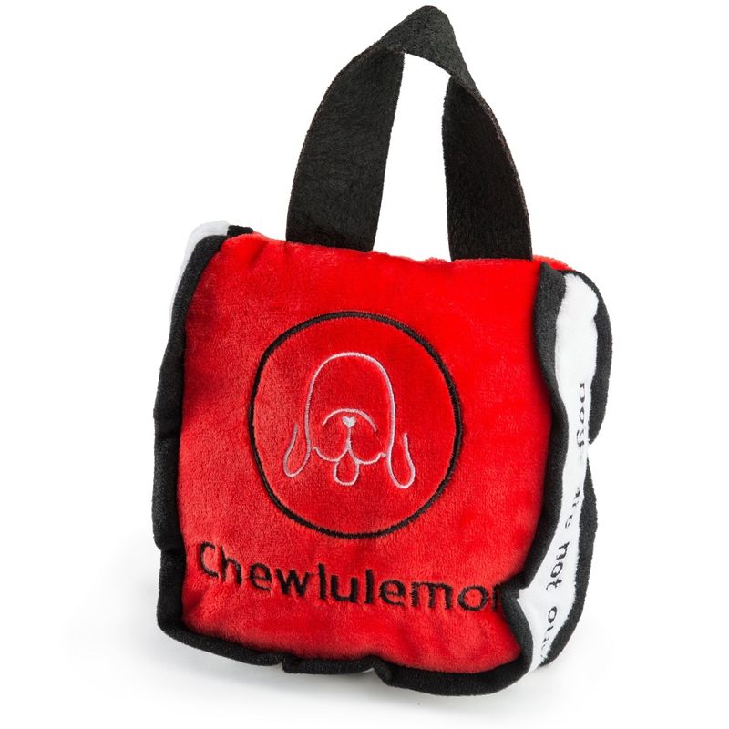 Haute Diggity Dog Chewlulemon Bag Plush Dog Toy with Squeaker