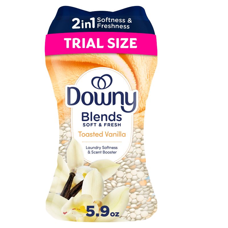 Downy Blends Soft & Fresh In-Wash Scent Booster - Toasted Vanilla Scented Laundry Bead - 5.9oz