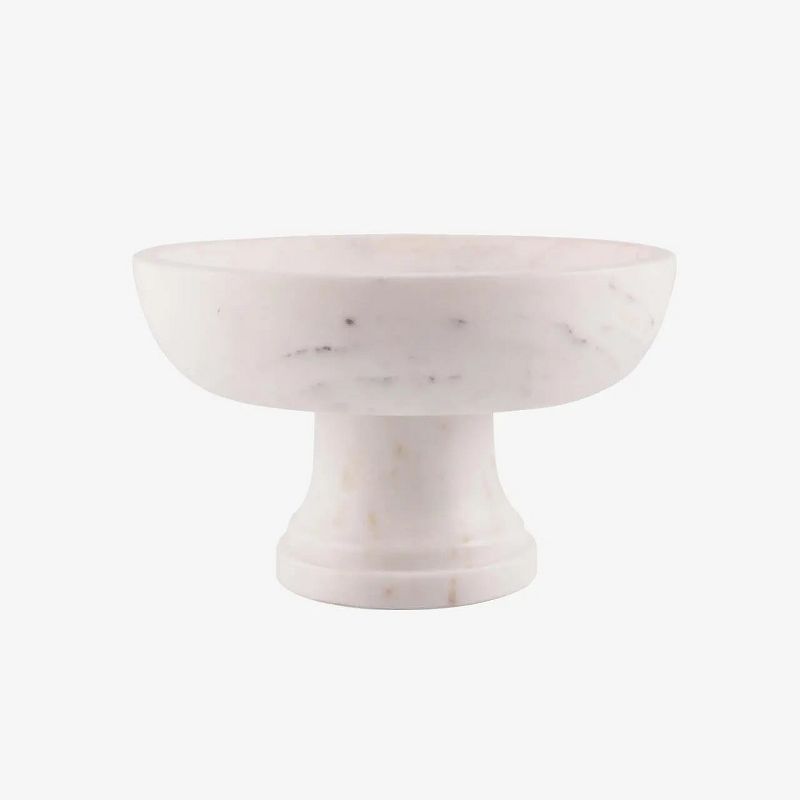 Inox Artisans Gala Natural Marble Pedestal Bowl