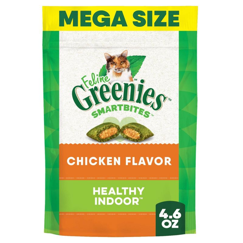 Greenies Smartbites Healthy Indoor Chicken Flavor Cat Treats - 4.6oz